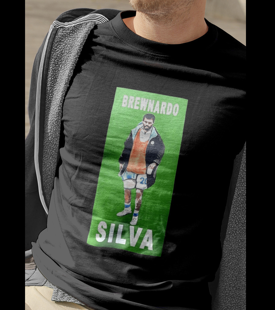 Brewnardo Silva Bernardo Silva Manchester City Football Star T-Shirt