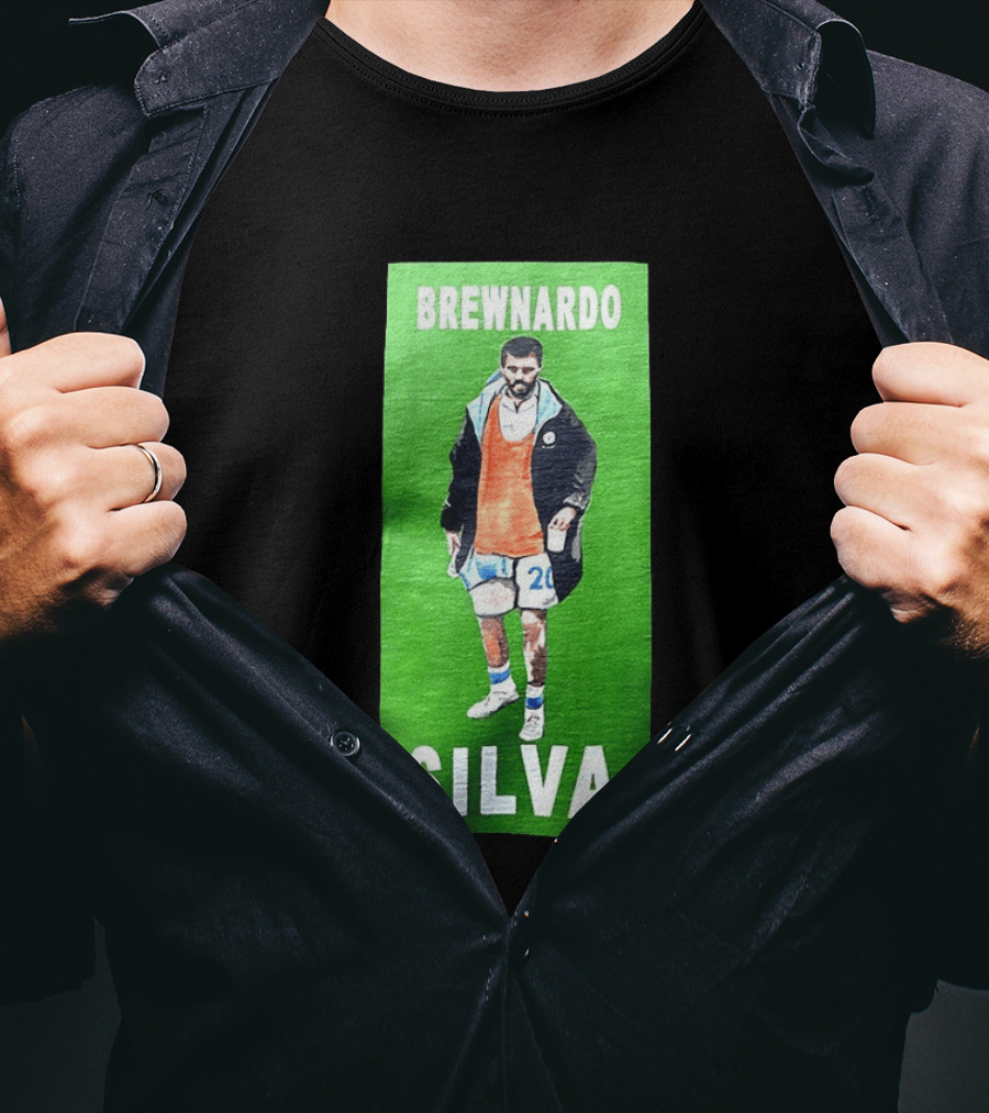 Brewnardo Silva Bernardo Silva Manchester City Football Star T-Shirt