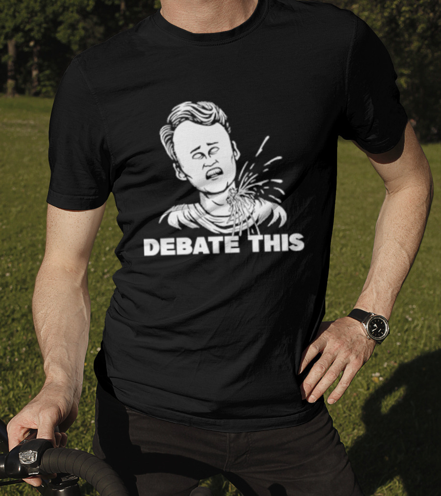 Charlie Kirk Debate This Explosion Head T-Shirt