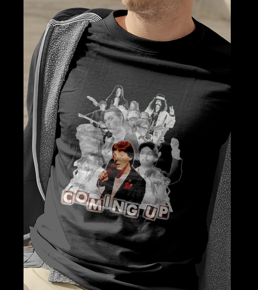 Coming Up Album Paul McCartney Music Video Characters And Band Collage T-Shirt