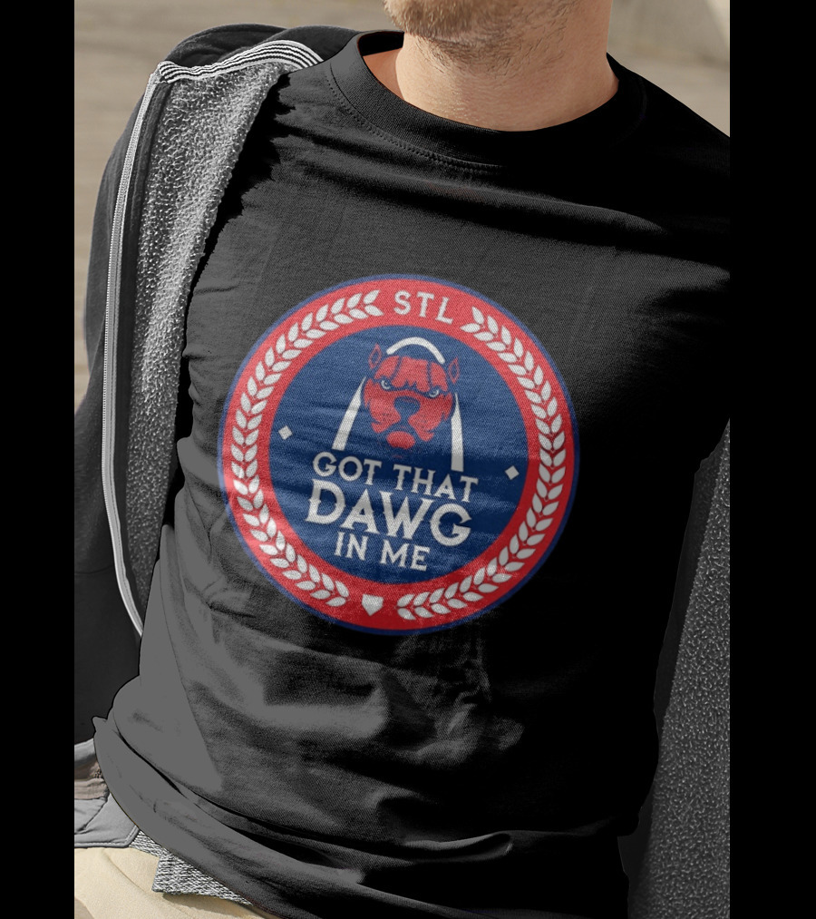 Got That Dawg In Me STL Red And Blue T-Shirt