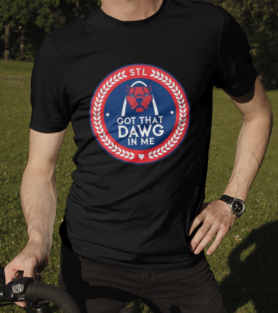 Got That Dawg In Me STL Red And Blue T-Shirt