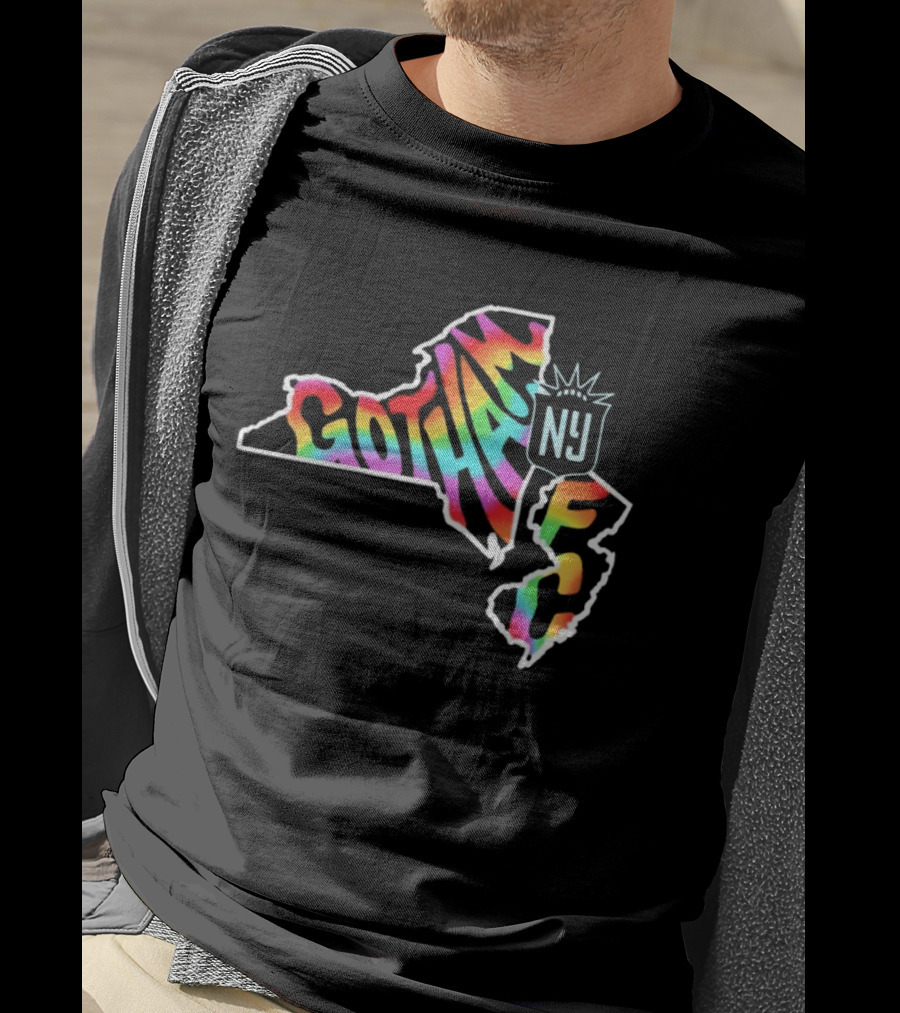 Gotham FC Pride Groovy New York New Jersey T-Shirt