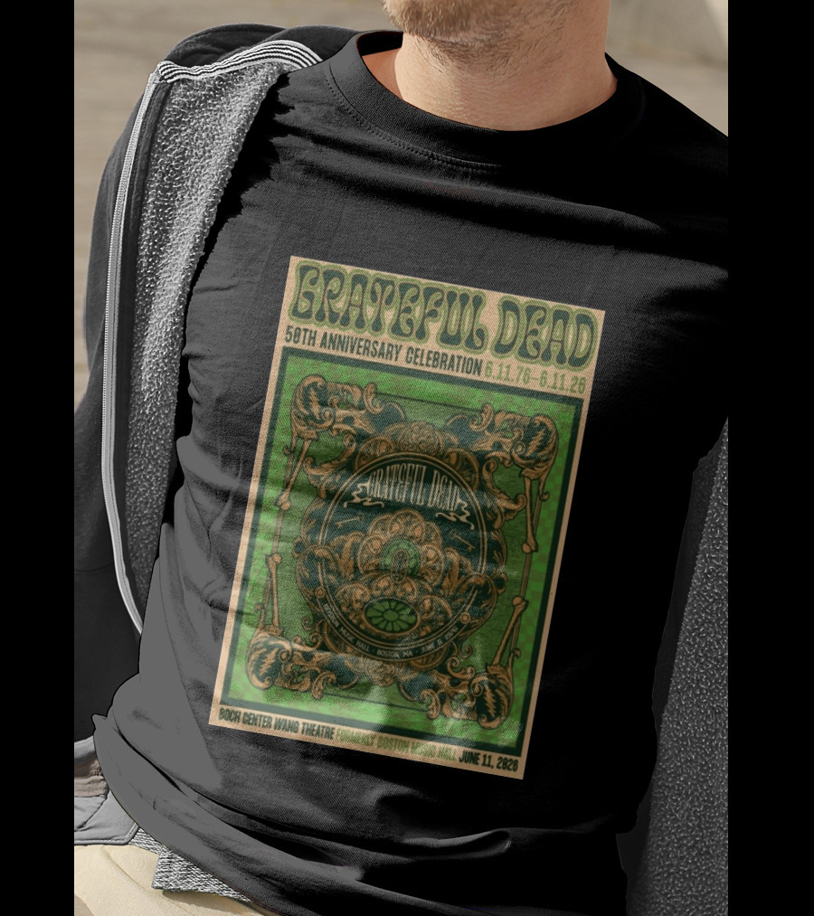 Grateful Dead 50th Anniversary Celebration Boston June 11 2026 T-Shirt