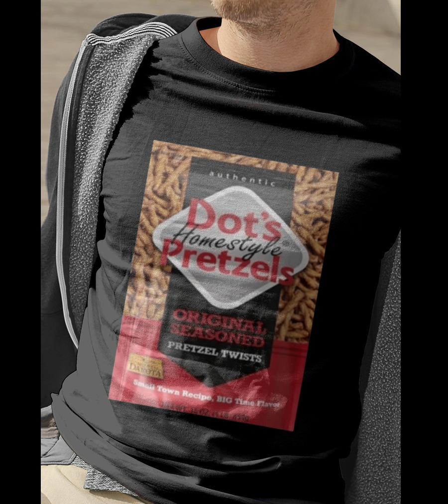 Dot's Homestyle Pretzels Original Seasoned Snack Twist Authentic North Dakota Flavor T-Shirt
