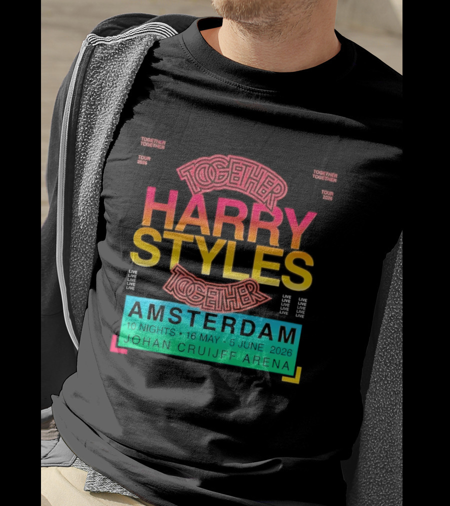 Harry Styles Together Tour 2026 Amsterdam Johan Cruijff Arena T-Shirt