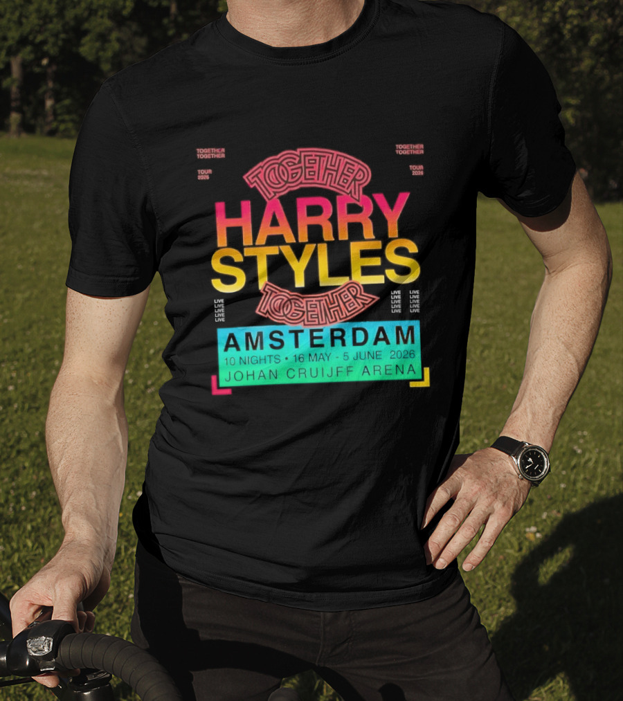 Harry Styles Together Tour 2026 Amsterdam Johan Cruijff Arena T-Shirt