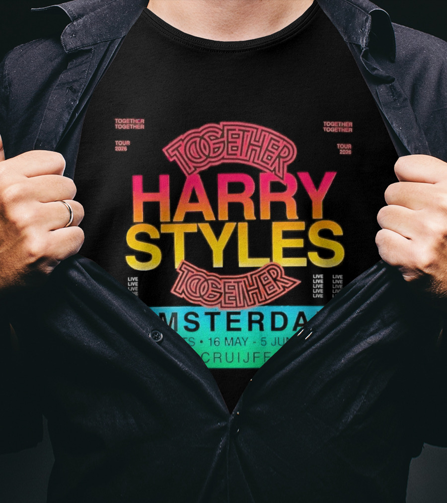 Harry Styles Together Tour 2026 Amsterdam Johan Cruijff Arena T-Shirt