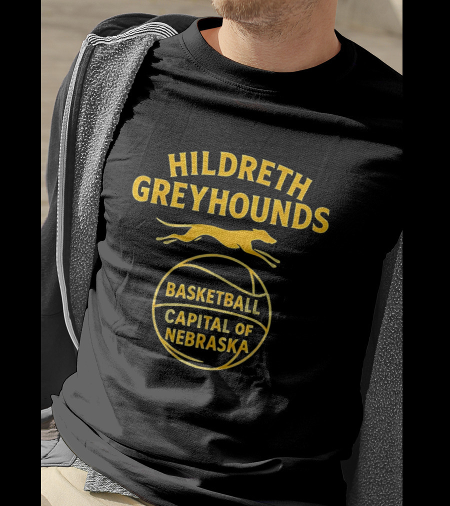 Hildreth Greyhounds Basketball Capital Of Nebraska T-Shirt