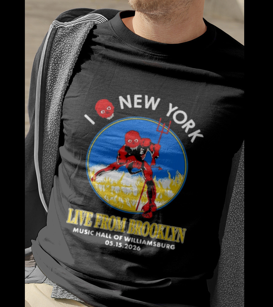 Live From Brooklyn Combust Tour 2026 Music Hall Of Williamsburg I Love New York May 15 T-Shirt