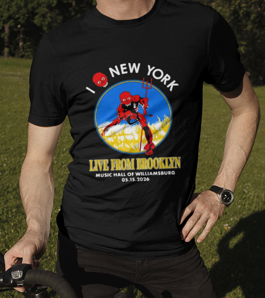 Live From Brooklyn Combust Tour 2026 Music Hall Of Williamsburg I Love New York May 15 T-Shirt
