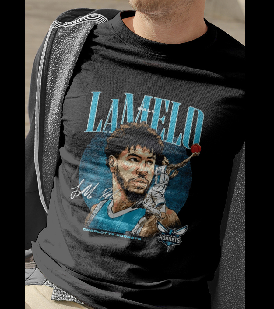 LaMelo Ball Charlotte Hornets NBA 2026 Player Signature Edition T-Shirt