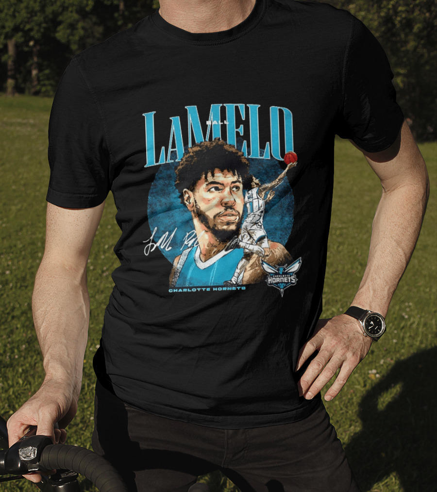 LaMelo Ball Charlotte Hornets NBA 2026 Player Signature Edition T-Shirt