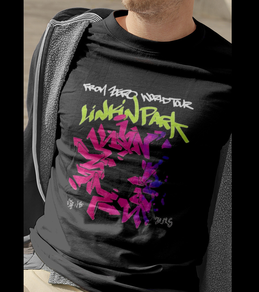 Linkin Park From Zero World Tour 2026 Graffiti T-Shirt