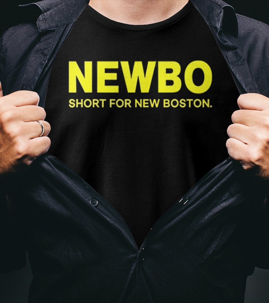 NEWBO Short For New Boston Bold Yellow T-Shirt