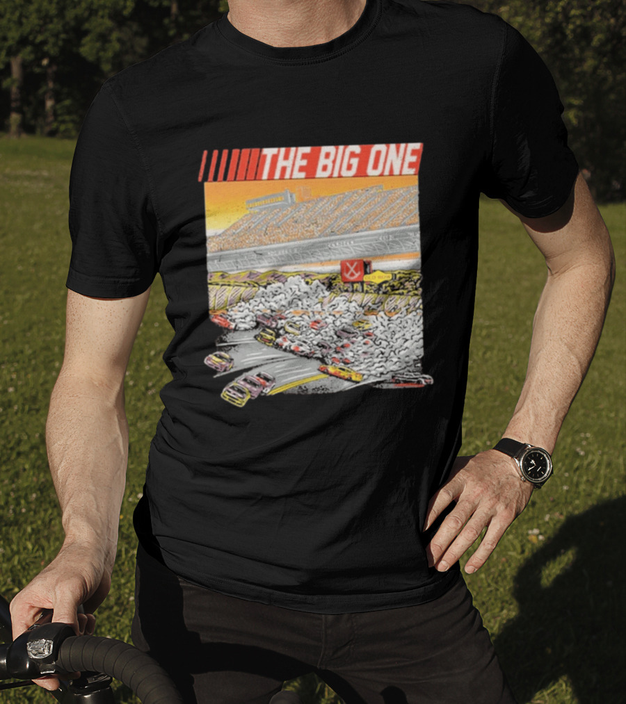 The Big One Old Brook NASCAR Racing Scene T-Shirt