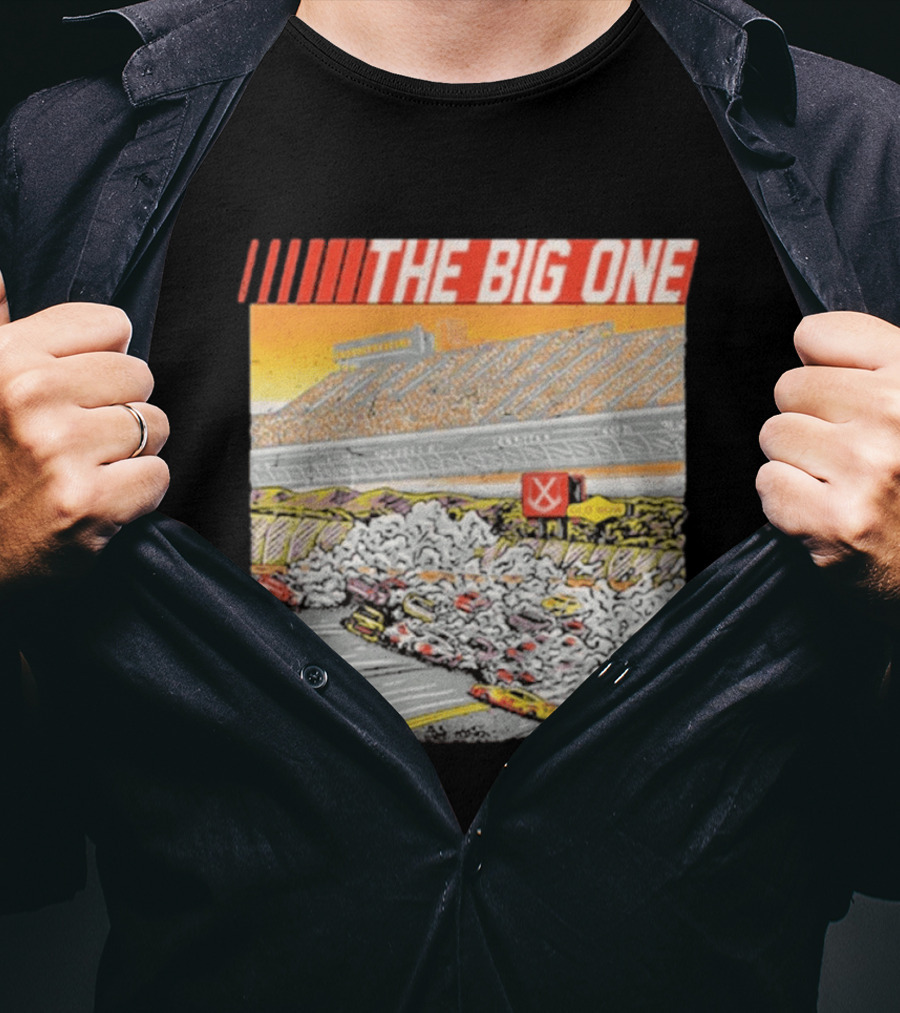 The Big One Old Brook NASCAR Racing Scene T-Shirt