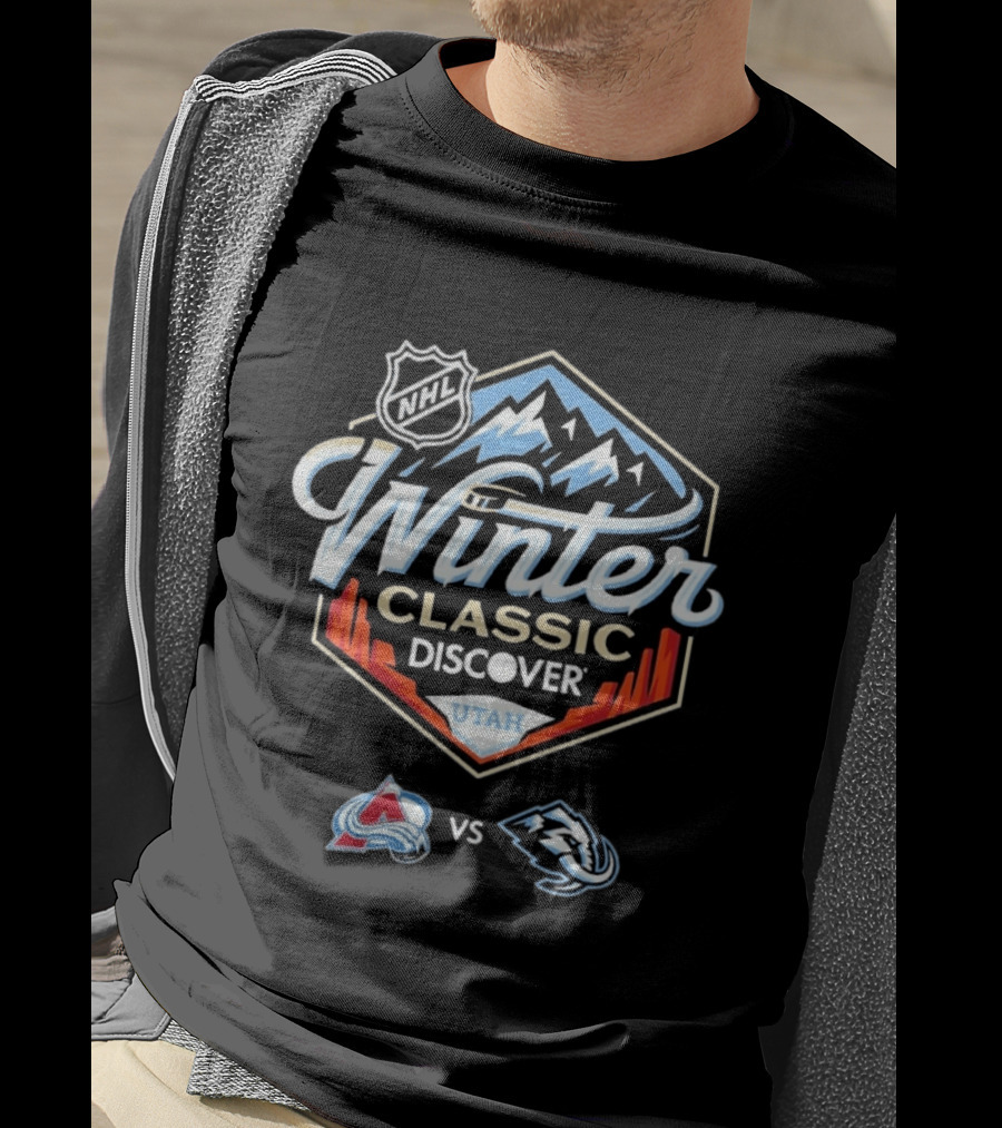 NHL Winter Classic Discover Utah 2027 Colorado Avalanche Vs Utah Mammoth T-Shirt