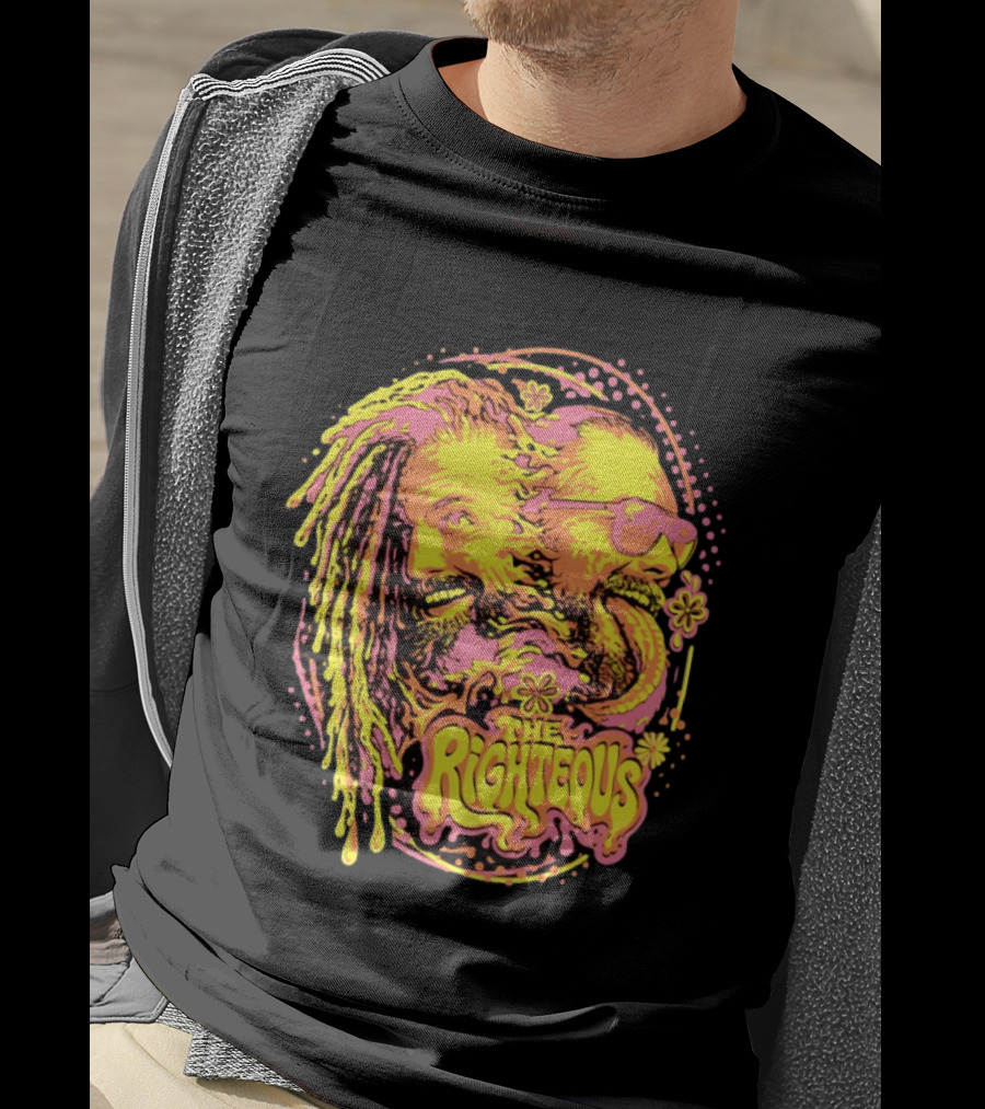 The Righteous Psychedelic Neon Fusion T-Shirt