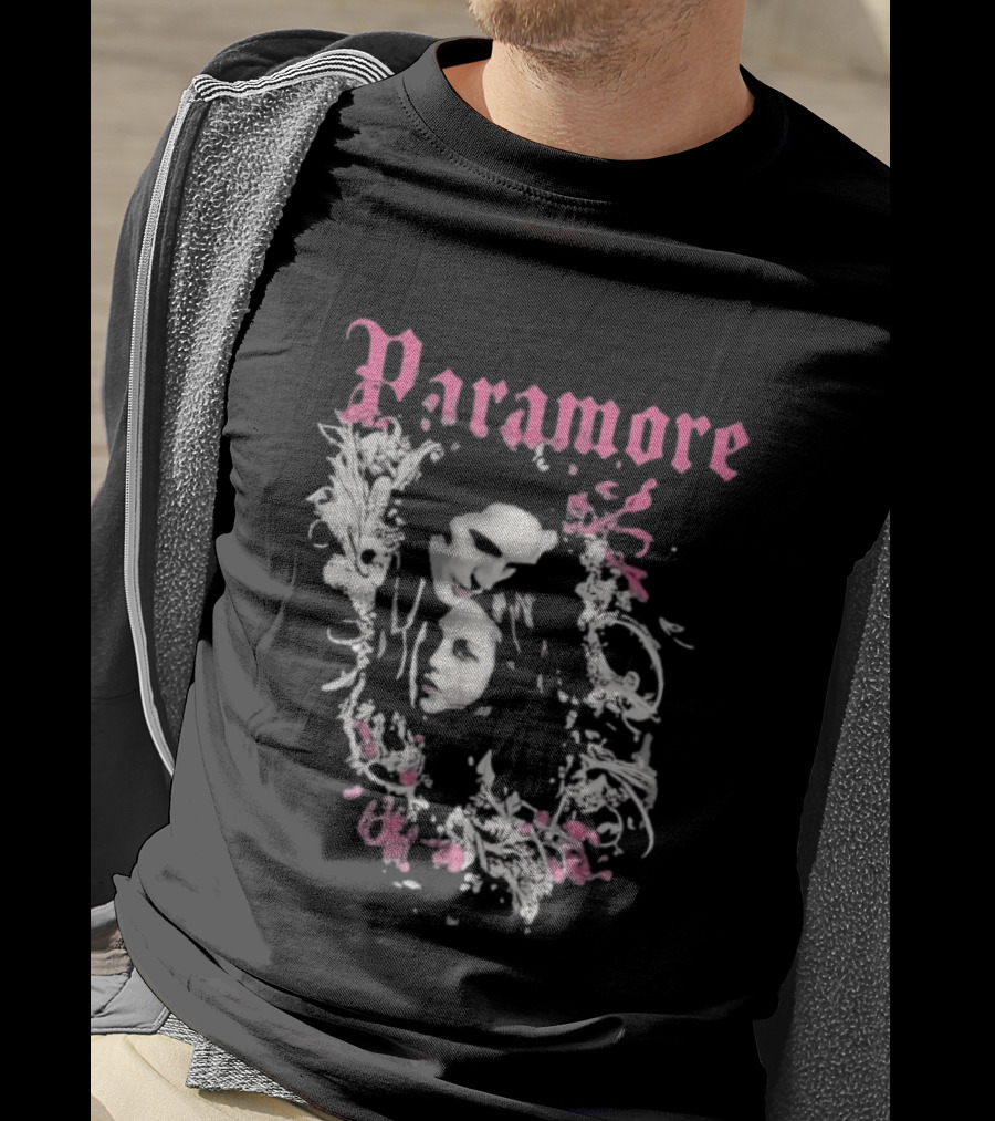 Paramore Floral Face Twilight T-Shirt