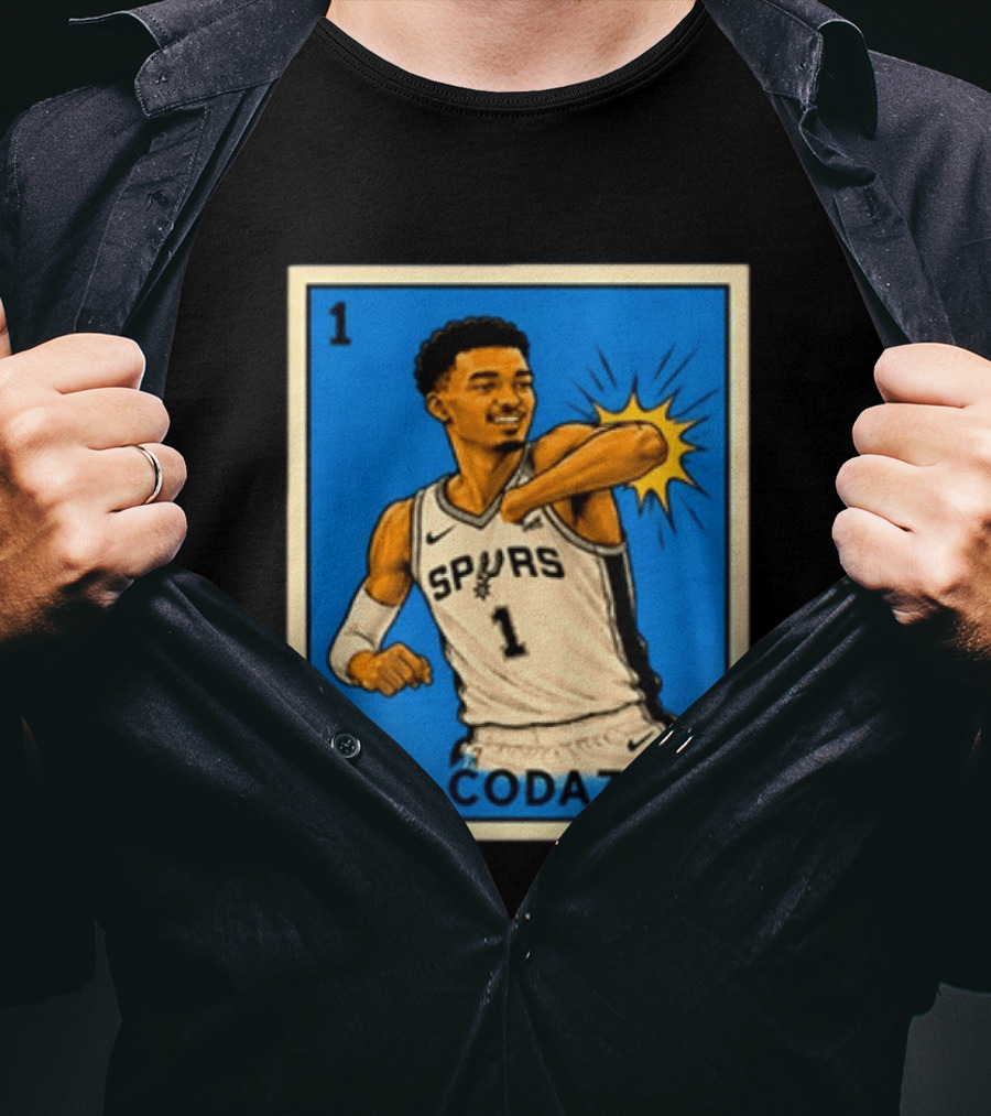 Victor Wembanyama El Codazo San Antonio Spurs NBA 2026 T-Shirt