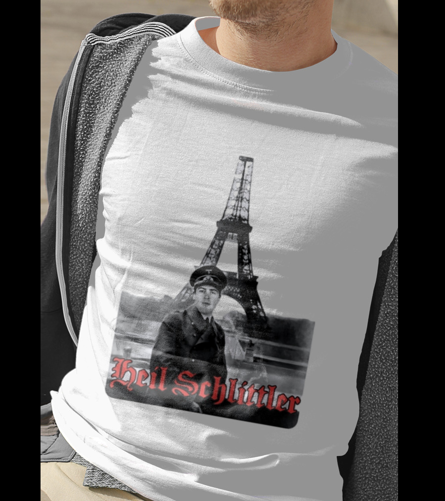 Adolf Hitler X Eiffel Tower Heil Schlittler T-Shirt