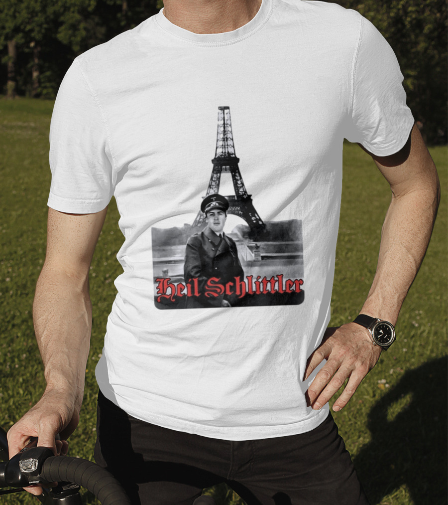 Adolf Hitler X Eiffel Tower Heil Schlittler T-Shirt