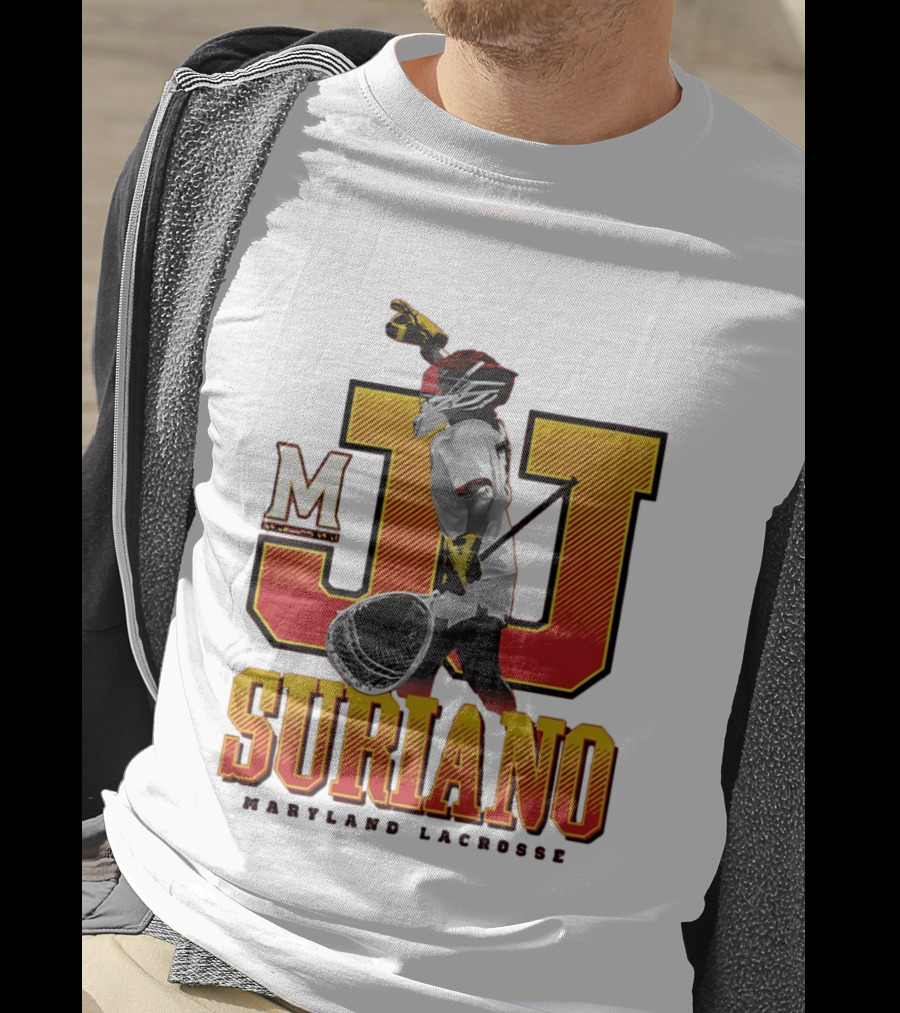 JJ Suriano Maryland Lacrosse M Sports Team T-Shirt