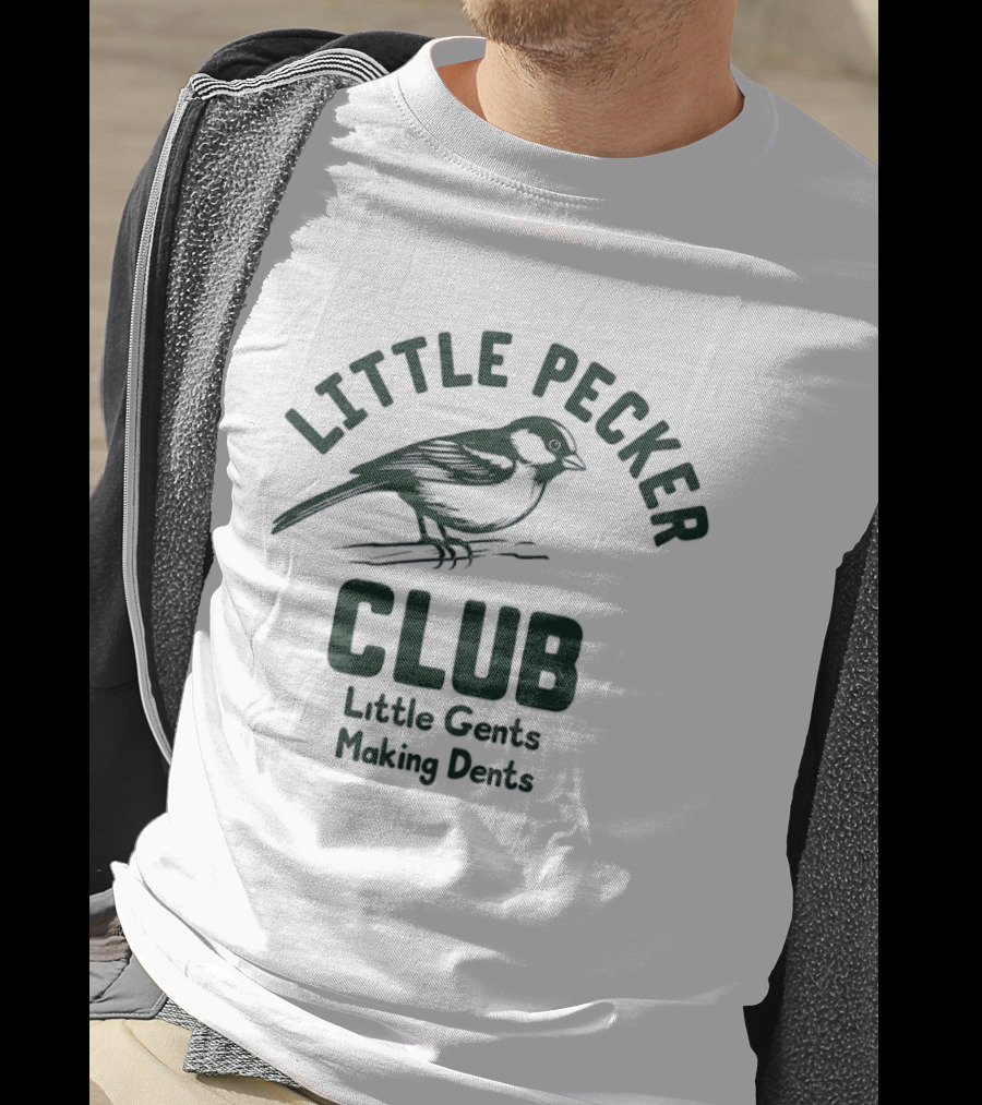 Little Pecker Club Little Gents Making Dents Bird T-Shirt