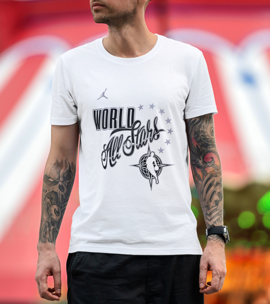 OKC Thunder Nike Shai Gilgeous Alexander 2026 World All Stars Basketball Jordan T-Shirt