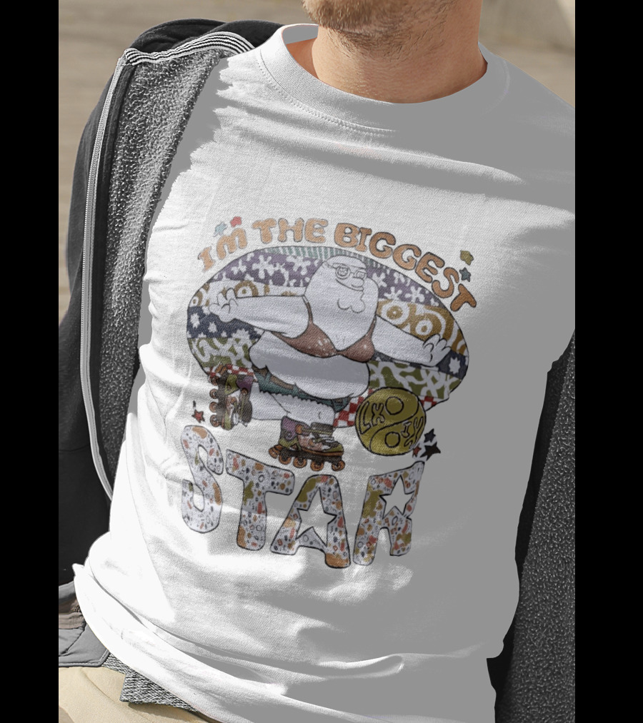I'm The Biggest Star Peter Griffin Roller Skating T-Shirt