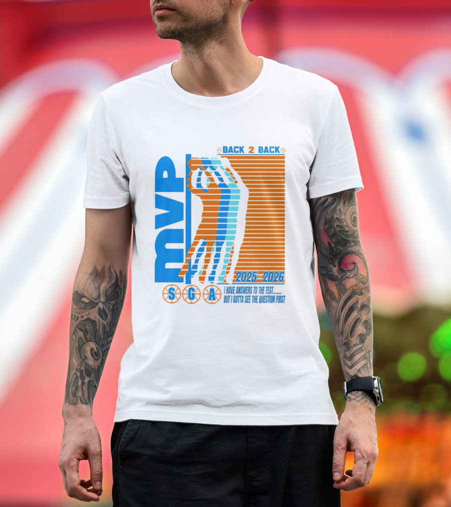 MVP Back 2 Back 2025 2026 SGA T-Shirt