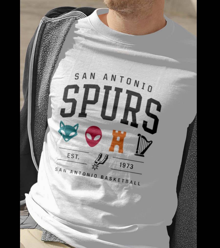 San Antonio Spurs Basketball Wembanyama Wemby Est 1973 T-Shirt