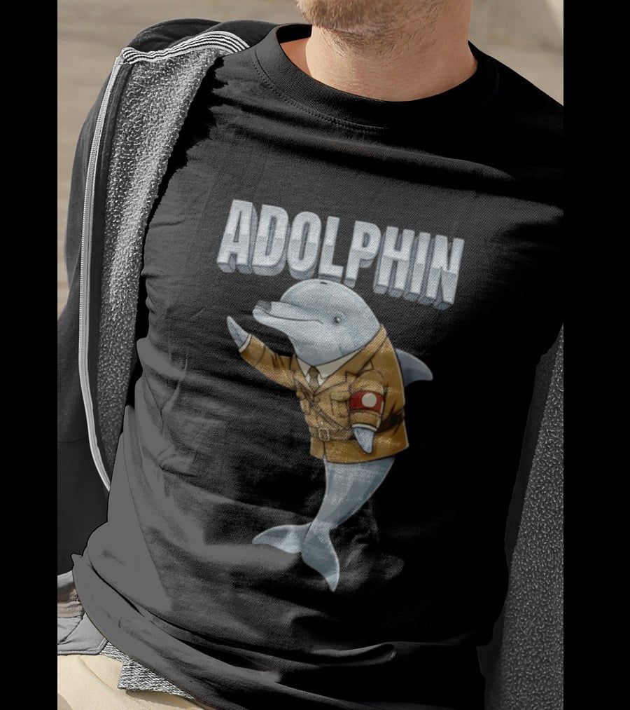 Adolphin Adolf Hitler Dolphin T-Shirt