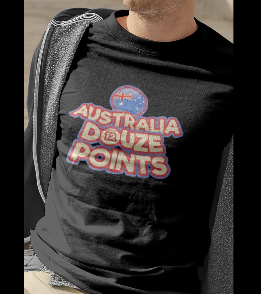 Australia Douze 12 Points Flag Circle Stars T-Shirt