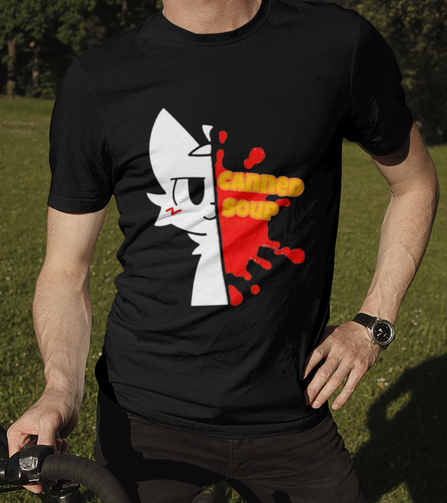 Boykisser Meme Canned Soup Splatter T-Shirt