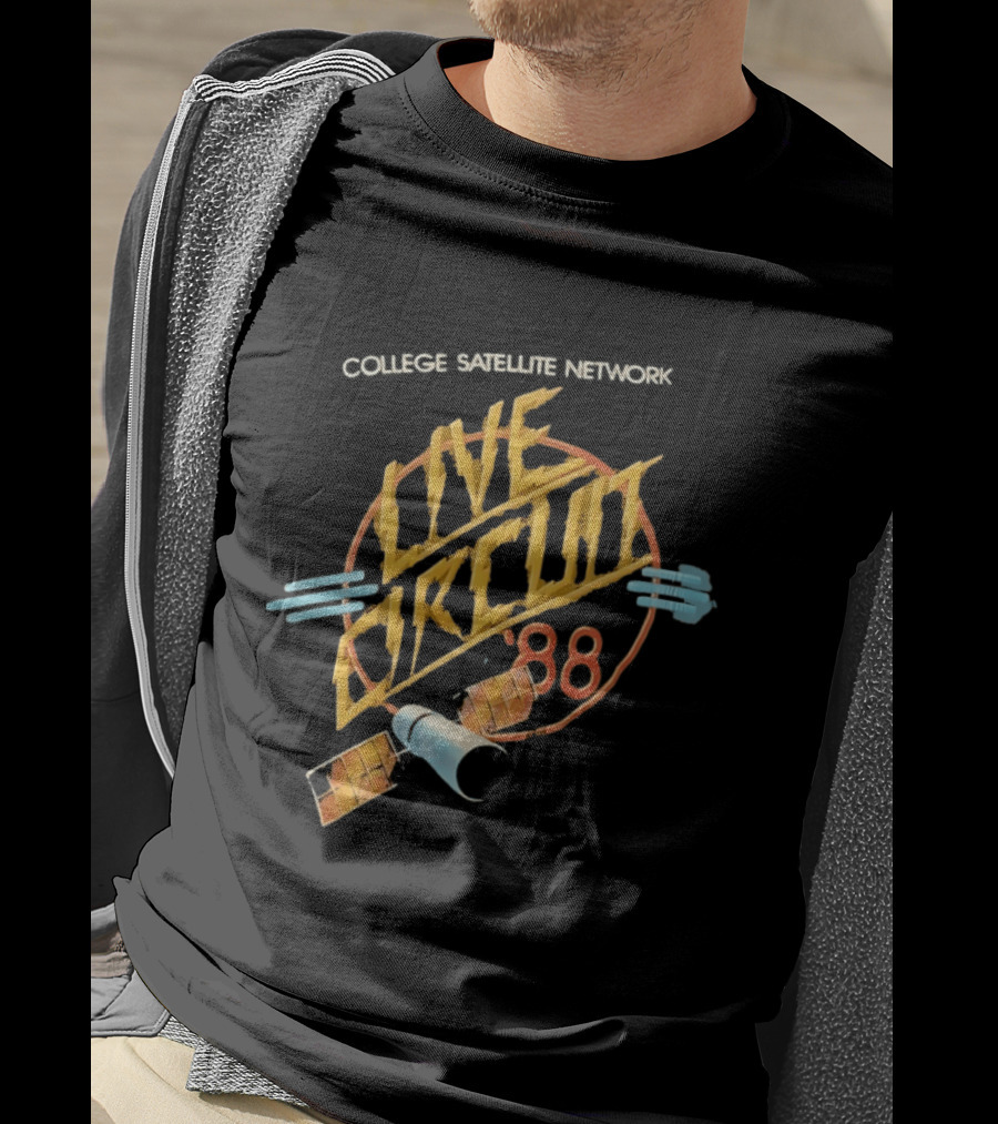 College Satellite Network Live Circuit 88 Vintage Space T-Shirt