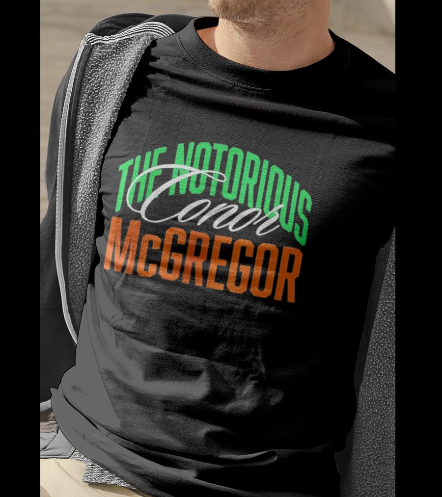 Conor McGregor The Notorious Ireland Flag T-Shirt
