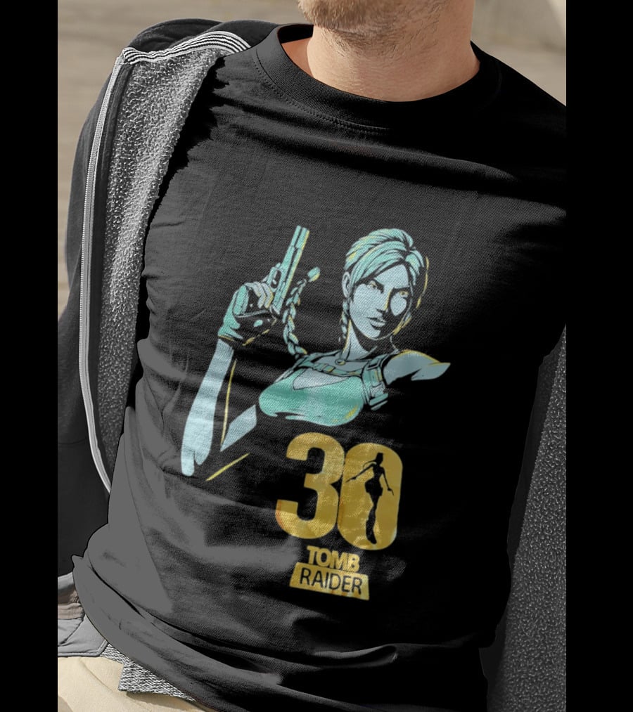 Lara Croft 30 Years Tomb Raider Anniversary T-Shirt