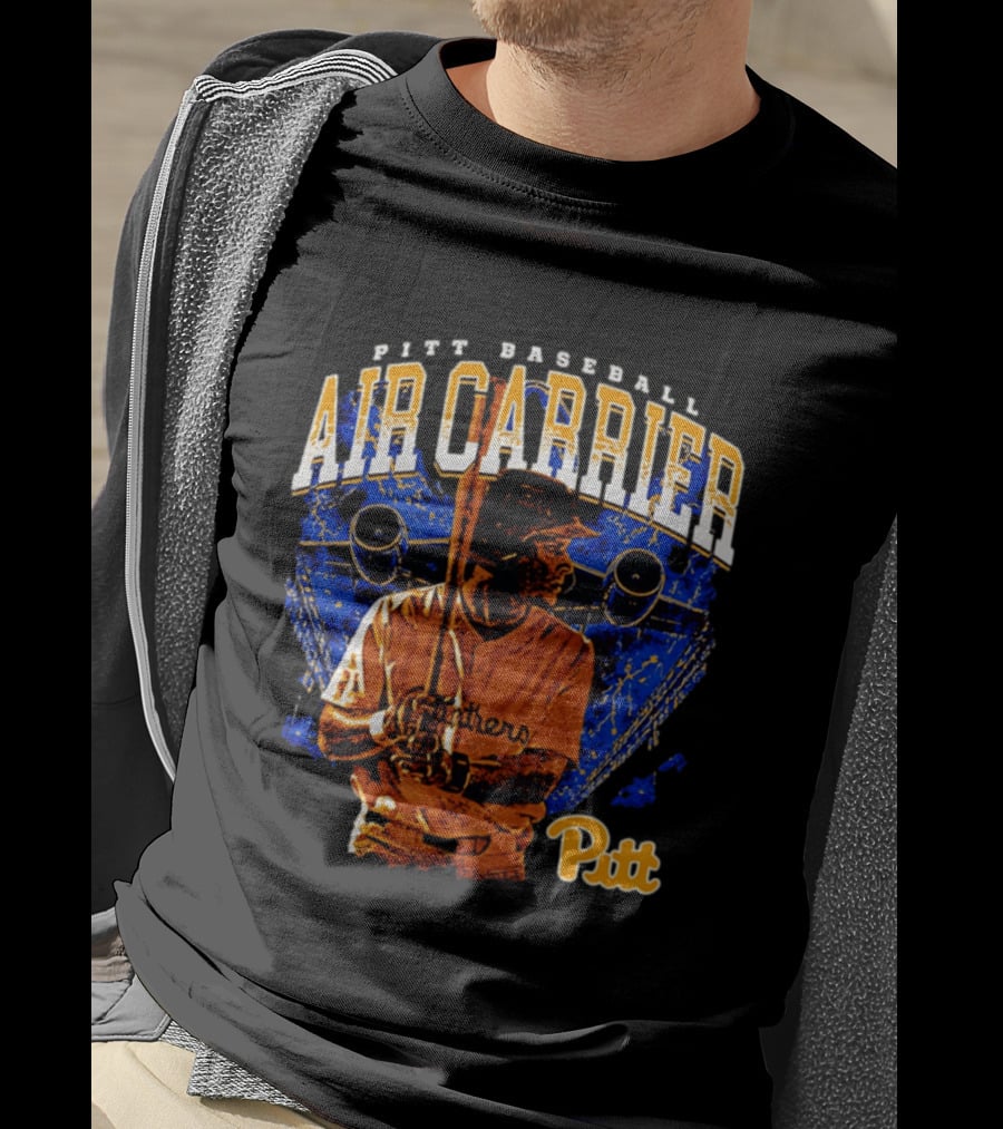Pitt Panthers Baseball Air Carrier T-Shirt