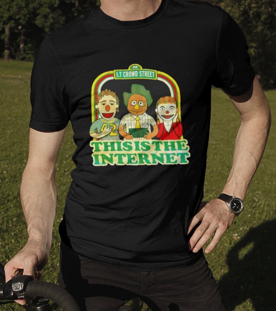 The IT Crowd Street This Is The Internet 0118 Muppet T-Shirt