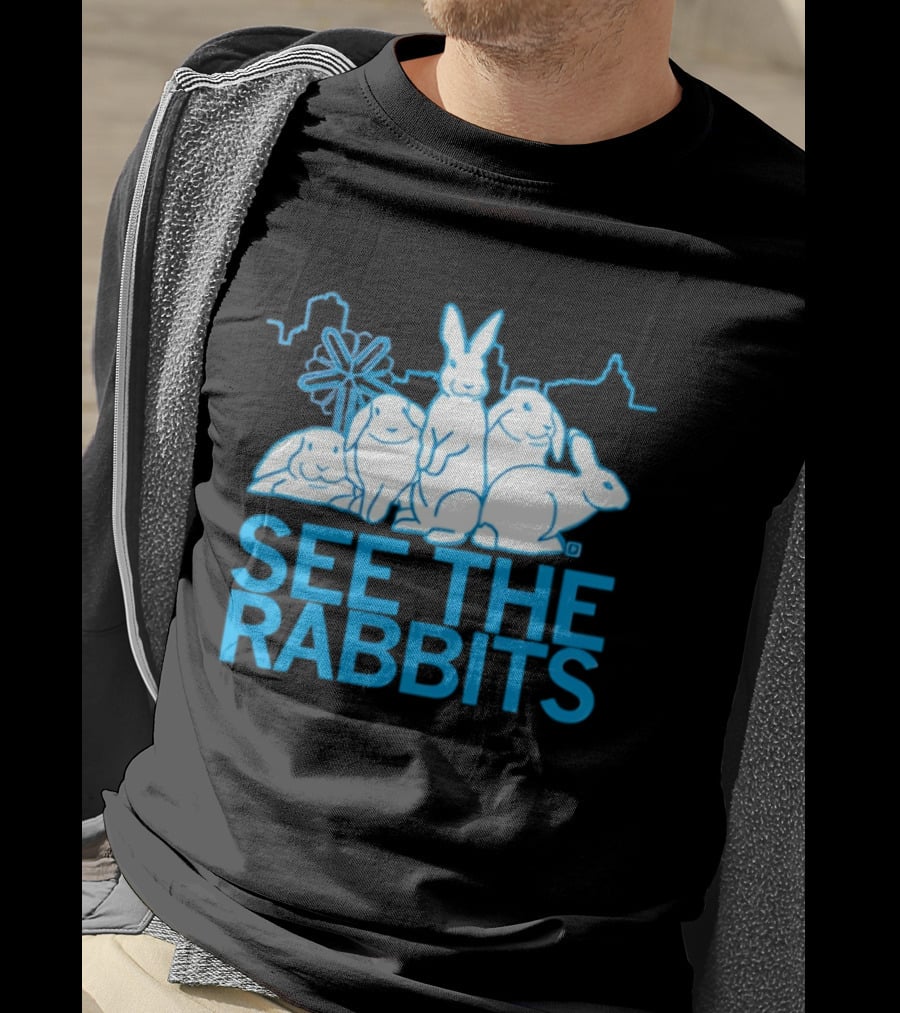 See The Rabbits Blue Bunny T-Shirt