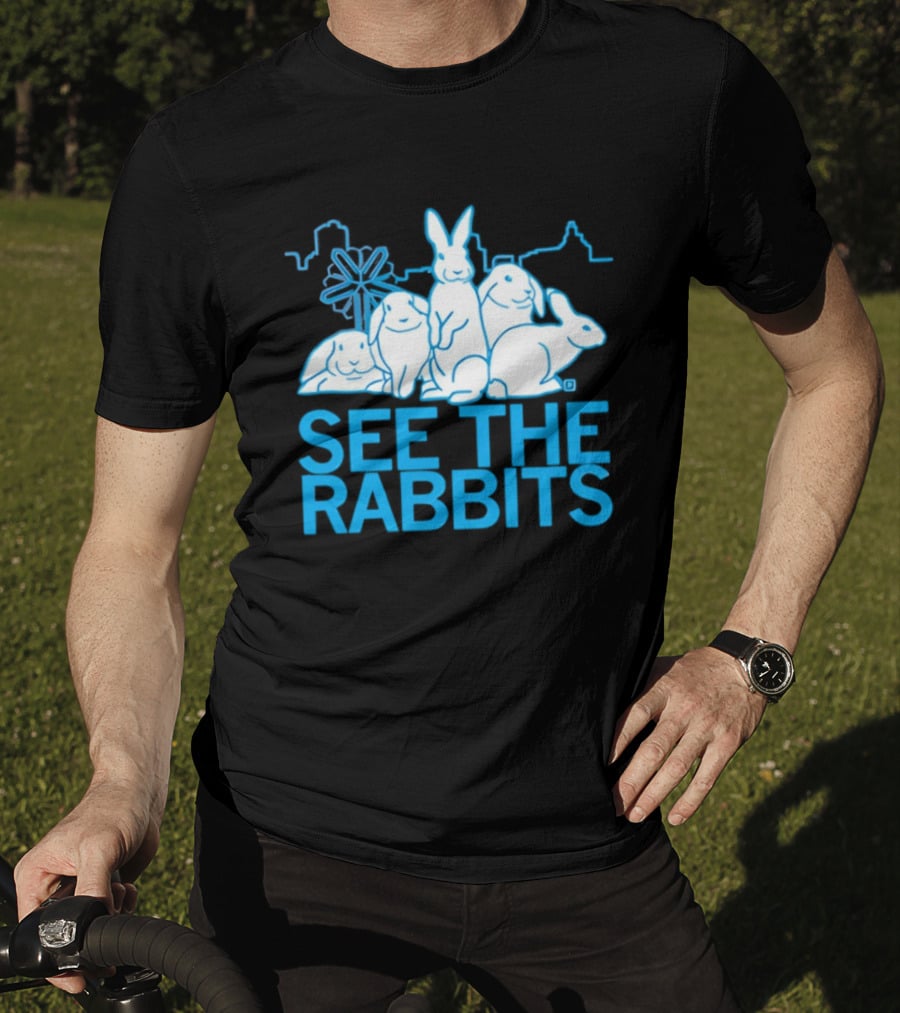 See The Rabbits Blue Bunny T-Shirt