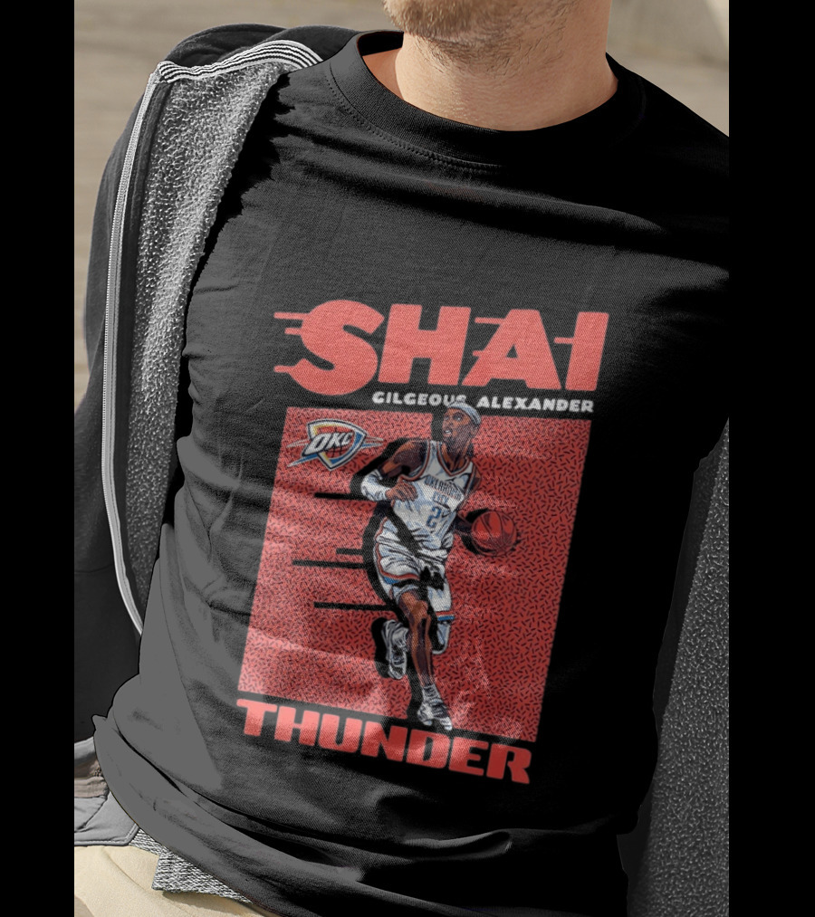 OKC Thunder Shai Gilgeous Alexander 2 Basketball MVP T-Shirt