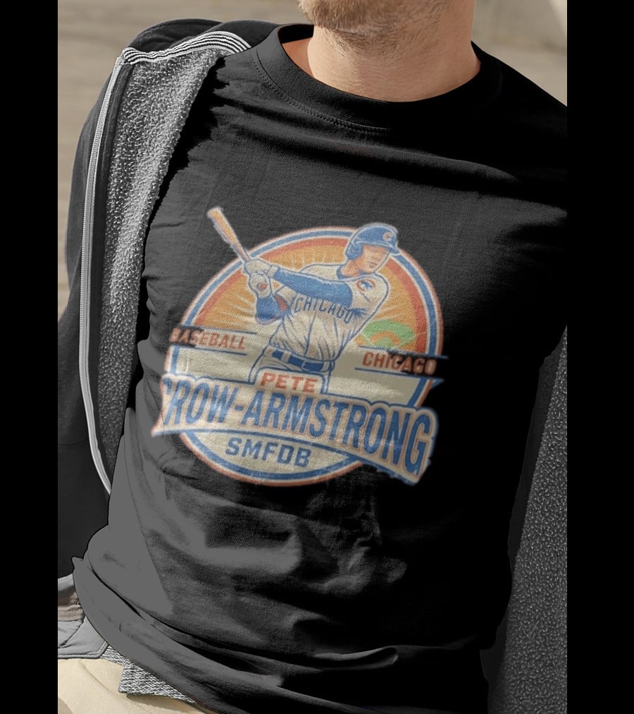 Pete Crow Armstrong Baseball Chicago Cubs SMFDB T-Shirt