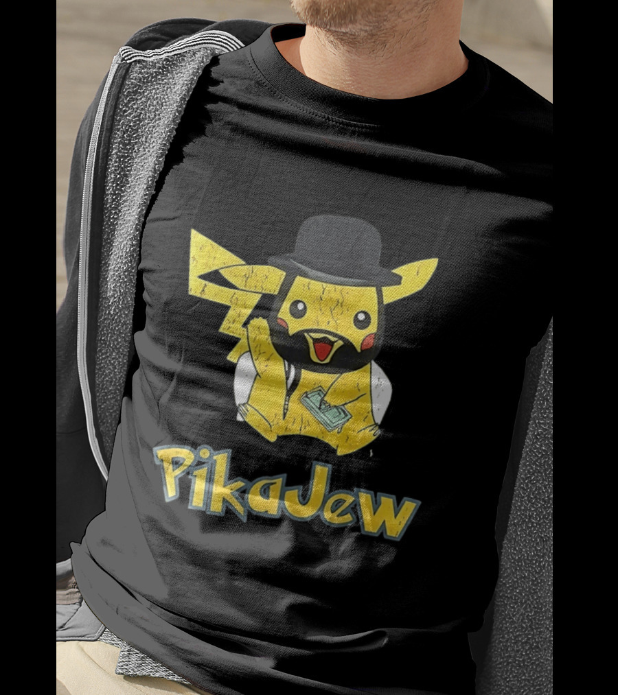 PikaJew And Niggachu Pokemon T-Shirt