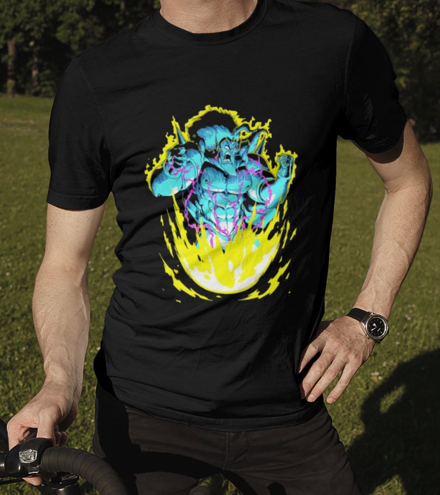 Starbarians Killgar Killgarian Rage Burst With Electric Energy T-Shirt