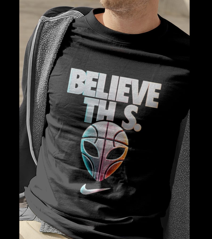 Victor Wembanyama San Antonio Spurs Believe This Alien Basketball Nike T-Shirt
