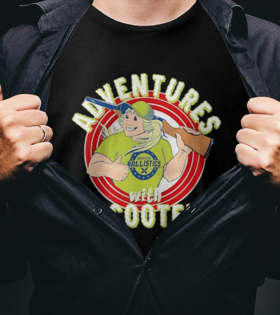 Kentucky Ballistics Adventures With Scooter Hunting T-Shirt