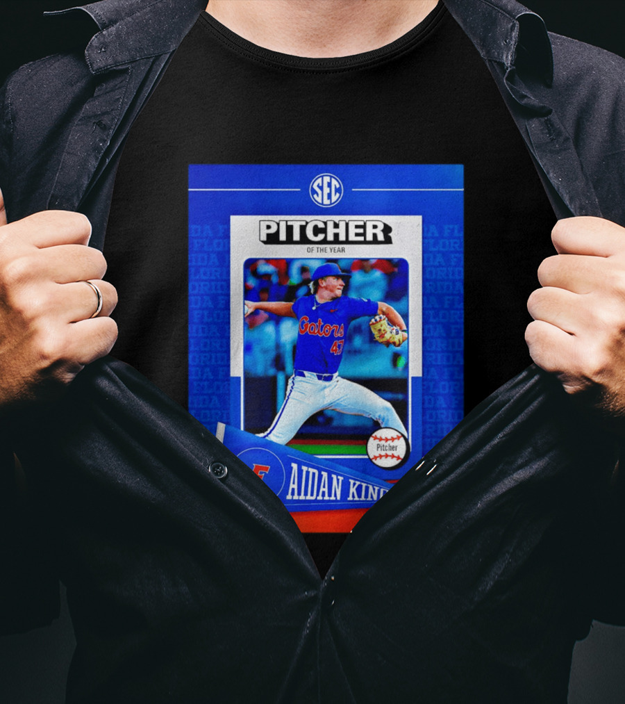 SEC Florida Gators Aidan King Pitcher Of The Year 2026 T-Shirt